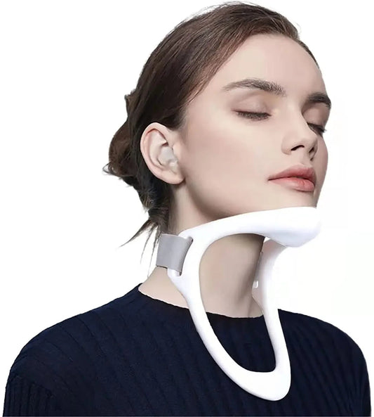collier cervical blanc fix