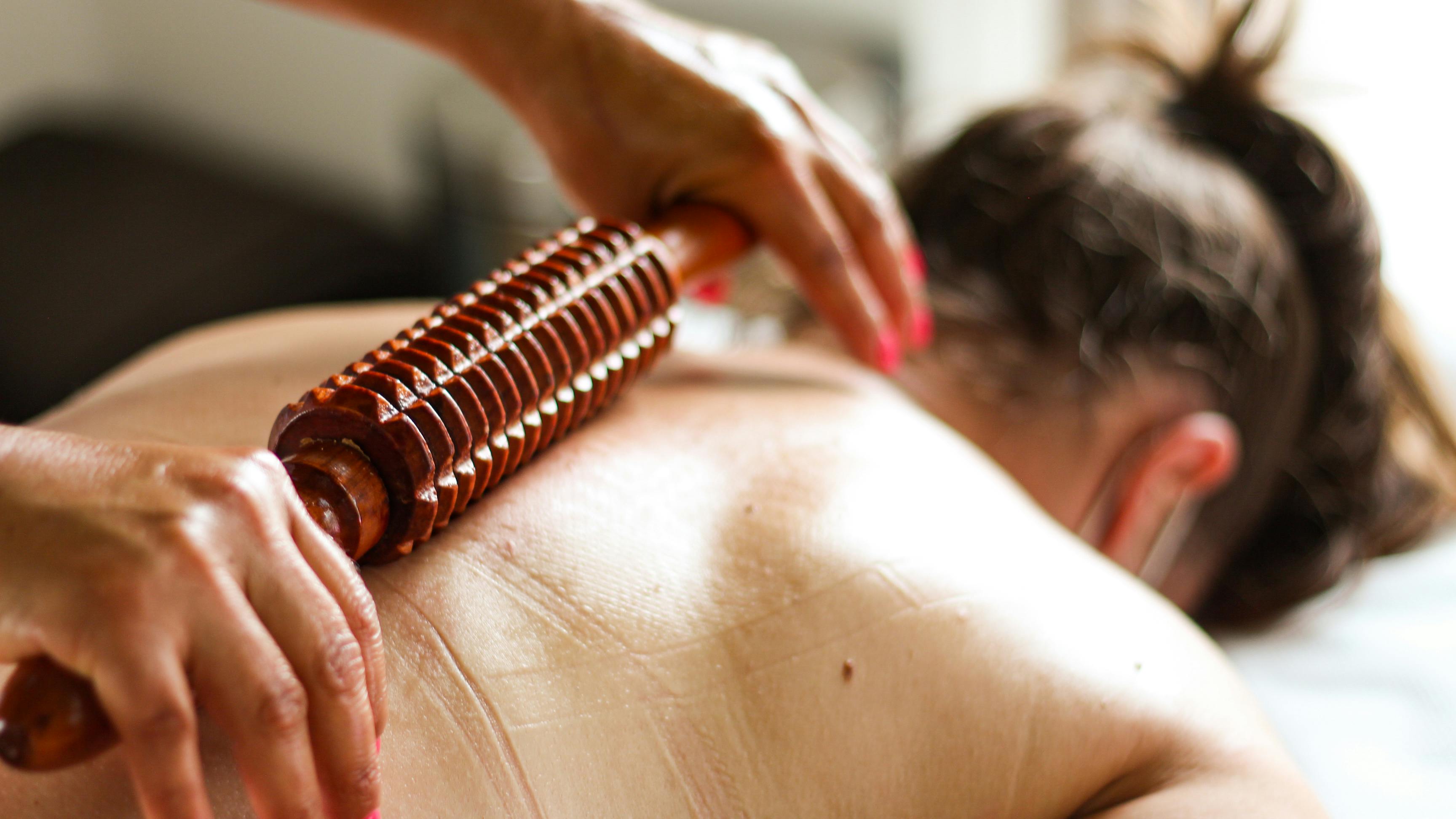 rouleau de massage bois coucherr