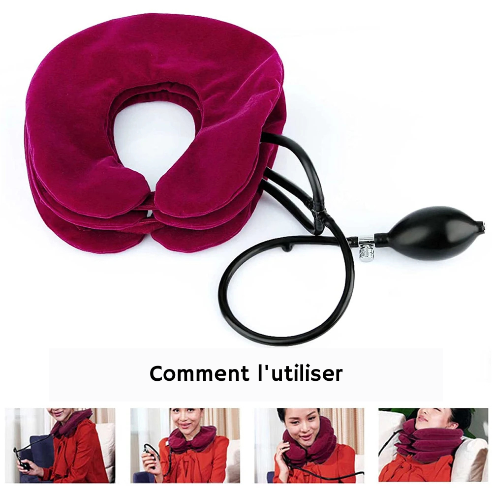 utilisation collier cervical gonflable