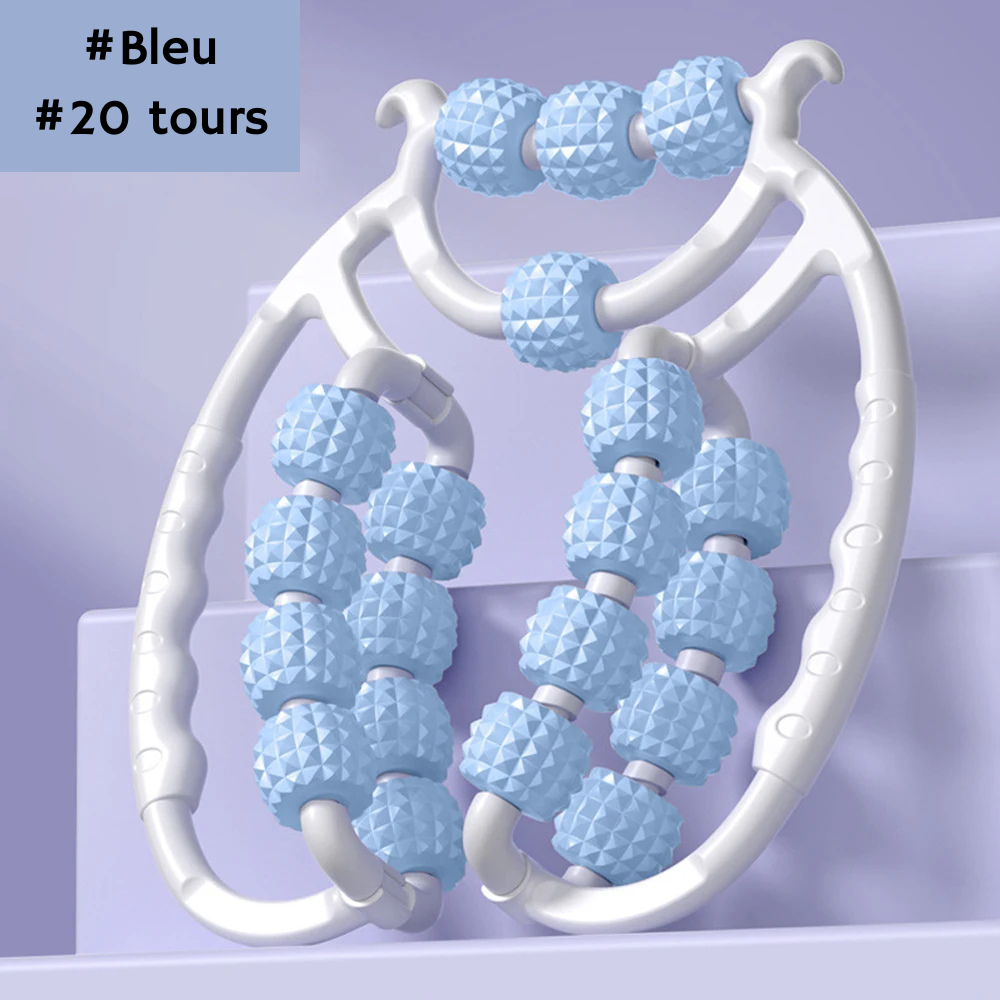 Rouleau de massage bleu 20