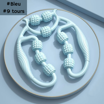 Rouleau de massage bleu 9