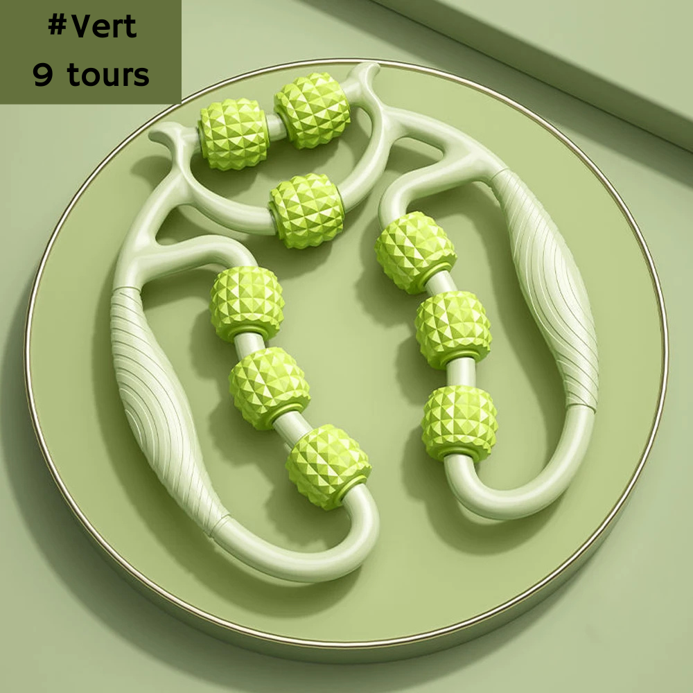 Rouleau de massage vert