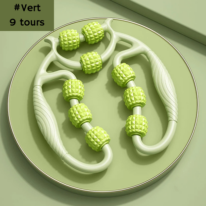 Rouleau de massage vert