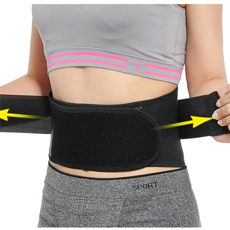 ceinture pour le dos noir ouvert