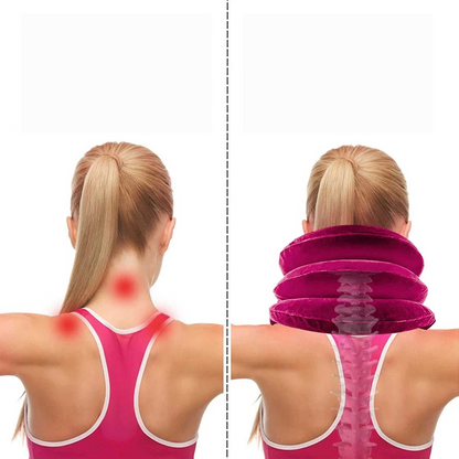 exercice collier cervical gonflable
