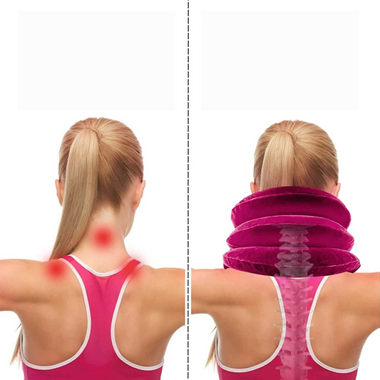 exercice collier cervical gonflable