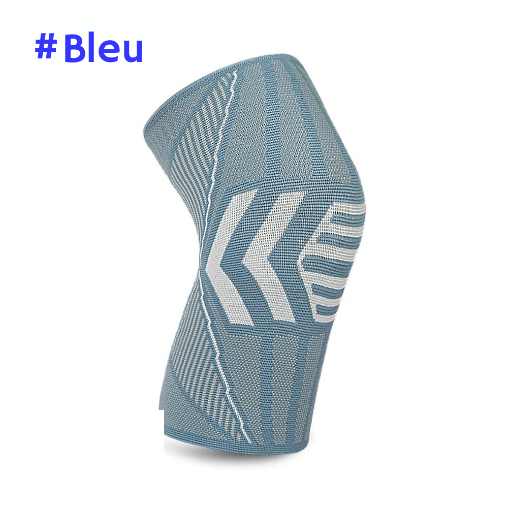 genouillere bleu debout