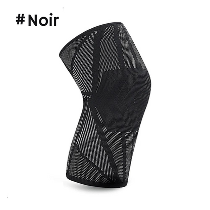 genouillere noir debout