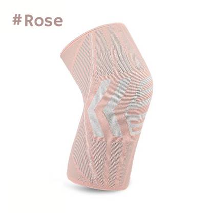 genouillere rose debout