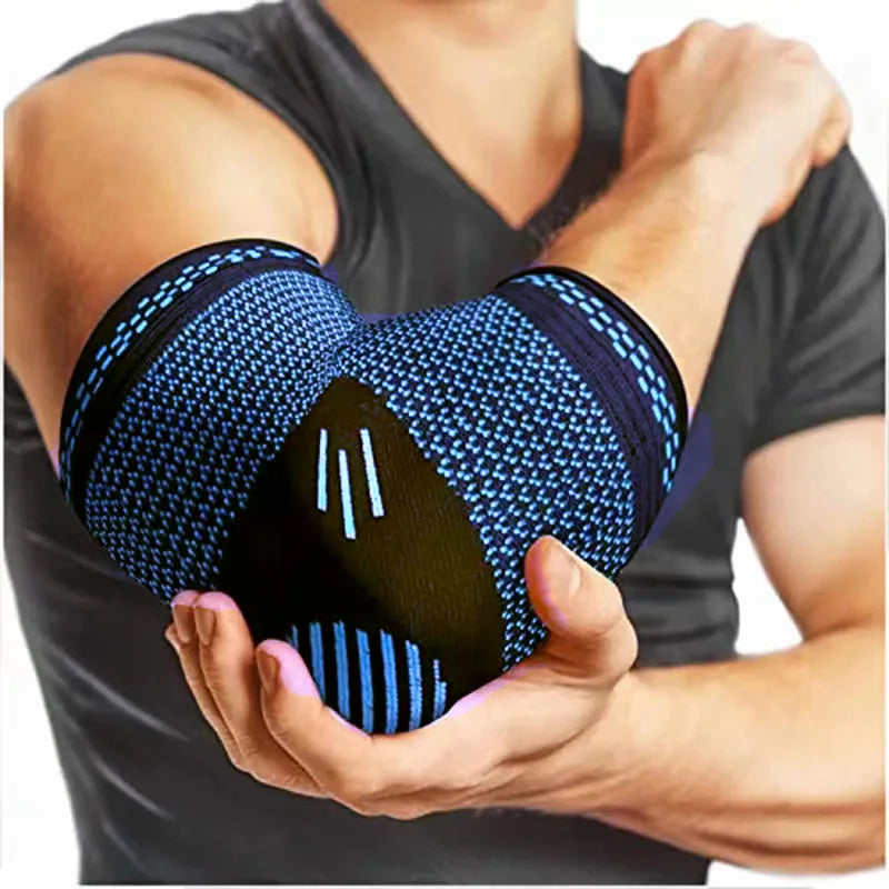 manchon de compression bleu