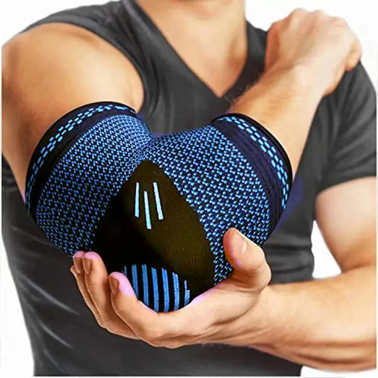 manchon de compression bleu