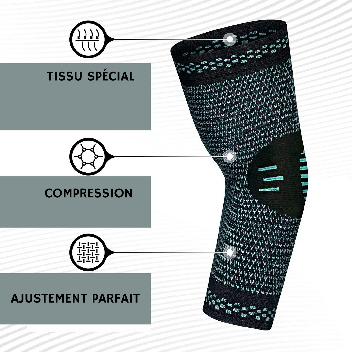 manchon de compression tissu