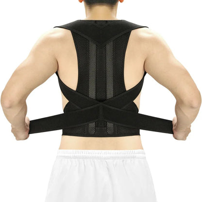 noir correcteur de posture arriere