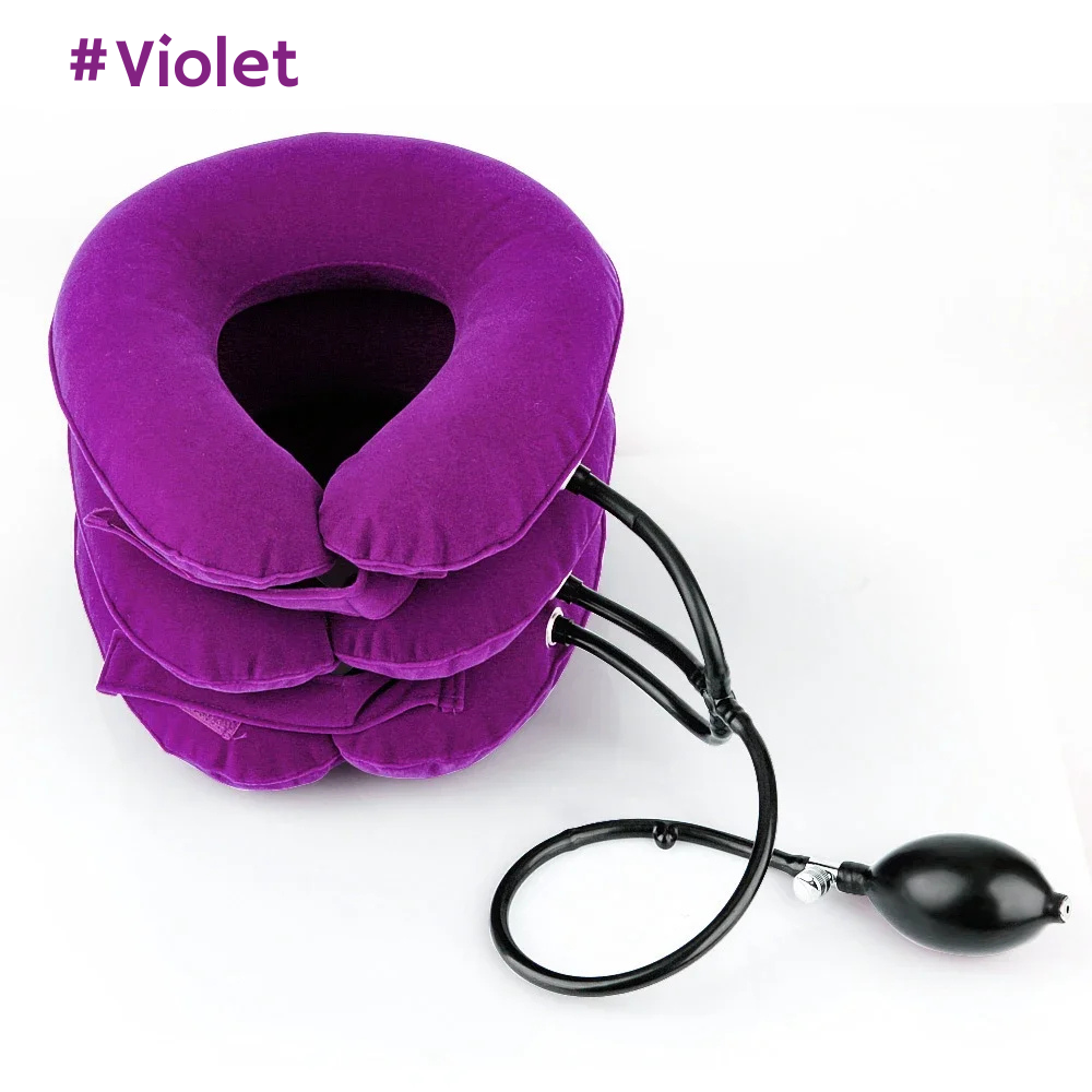 violet collier- ervical gonflable
